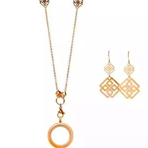 Origami Owl Rose Gold Greek Hostess Exclusive